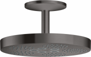 Верхній душ Hansgrohe Axor One Ø280 мм 1 режим зі стельовим тримачем шліфований чорний хром 48493340