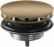 Донный клапан для раковины Hansgrohe Axor незапираемый шлифованная бронза 51301140