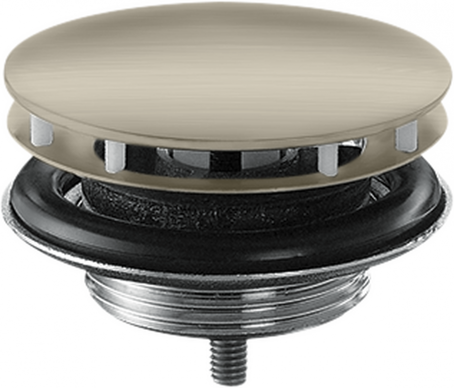 Донный клапан для раковины Hansgrohe Axor незапираемый шлифованный никель 51301820