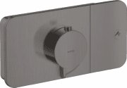 Термостат скрытого монтажа Hansgrohe Axor One 1 потребитель шлифованный черный хром 45711340