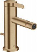 Смеситель для биде Hansgrohe Axor One однорычажный с донным клапаном шлифованная бронза 48210140
