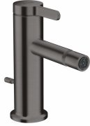 Смеситель для биде Hansgrohe Axor One однорычажный с донным клапаном шлифованный черный хром 48210340