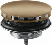 Донный клапан для раковины Hansgrohe Axor незапираемый шлифованная бронза 51301140