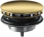 Донный клапан для раковины Hansgrohe Axor незапираемый полированное золото 51301990