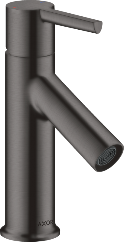 Смеситель для раковины Hansgrohe Axor Starck однорычажный с донным клапаном шлифованный черный хром 10102340