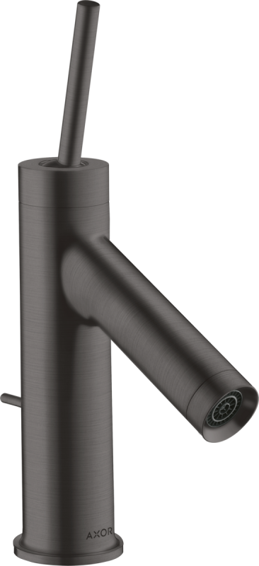 Смеситель для раковины Hansgrohe Axor Starck с донным клапаном шлифованный черный хром 10116340