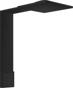 Верхний душ Hansgrohe Axor ShowerComposition 250х250 мм 2-режимный с плечевым душем матовый черный 12594670