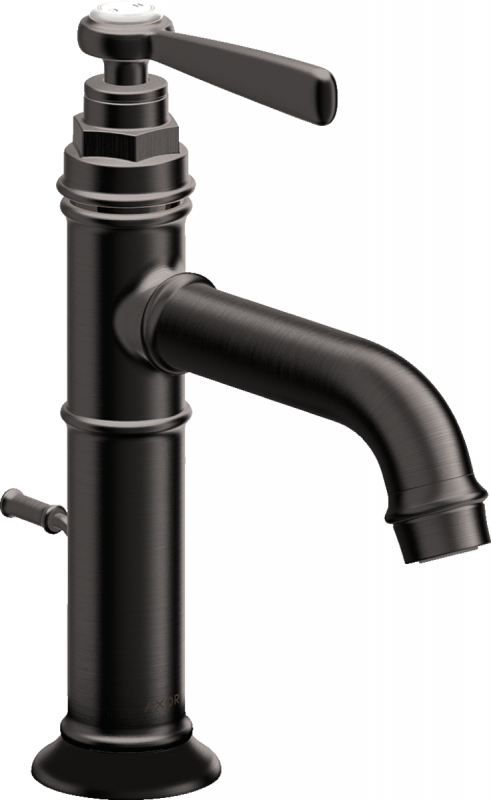 Змішувач для раковини Hansgrohe Axor Montreux із донним клапаном шліфований чорний хром 16515340