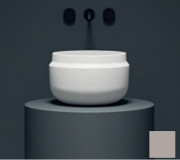 Раковина для ванної кімнати Kolpa San Boul Ø40 см накладна Kerrock пісочний/білий 592290