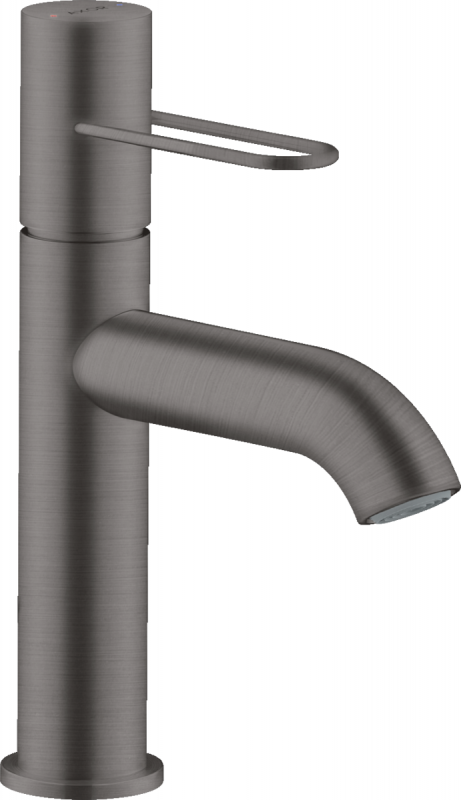 Смеситель для раковины Hansgrohe Axor Uno однорычажный шлифованный черный хром 38026340