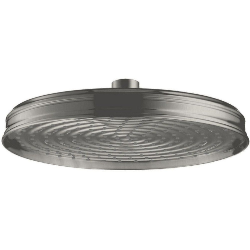 Лейка для верхнего душа Hansgrohe Axor Montreux ⌀240 мм 1-режимная шлифованный черный хром 28474340