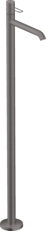 Змішувач для раковини Hansgrohe Axor Uno одноважільний підлоговий шліфований чорний хром 38037340