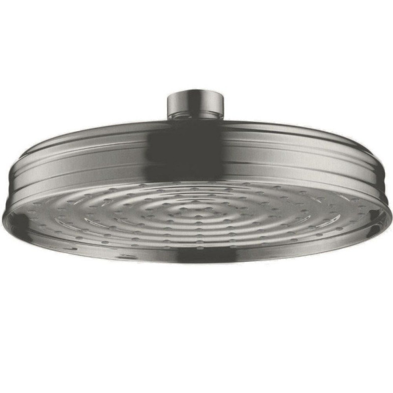 Лейка для верхнего душа Hansgrohe Axor Montreux ⌀180 мм 1-режимная шлифованный черный хром 28487340