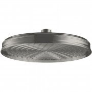 Лійка для верхнього душу Hansgrohe Axor Montreux ⌀240 мм 1-режимна шліфований чорний хром 28474340