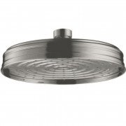 Лійка для верхнього душу Hansgrohe Axor Montreux ⌀180 мм 1-режимна чорний шліфований хром 28487340