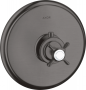 Термостат скрытого монтажа Hansgrohe Axor Montreux HighFlow одновентильный шлифованный черный хром 16815340
