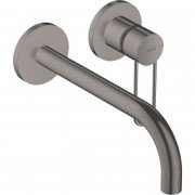 Смеситель для раковины Hansgrohe Axor Uno настенный шлифованный черный хром 38122340