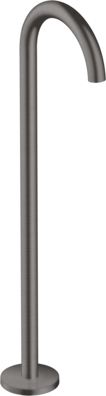 Излив для смесителя в ванной Hansgrohe Axor Uno 226 мм напольный шлифованный черный хром 38412340