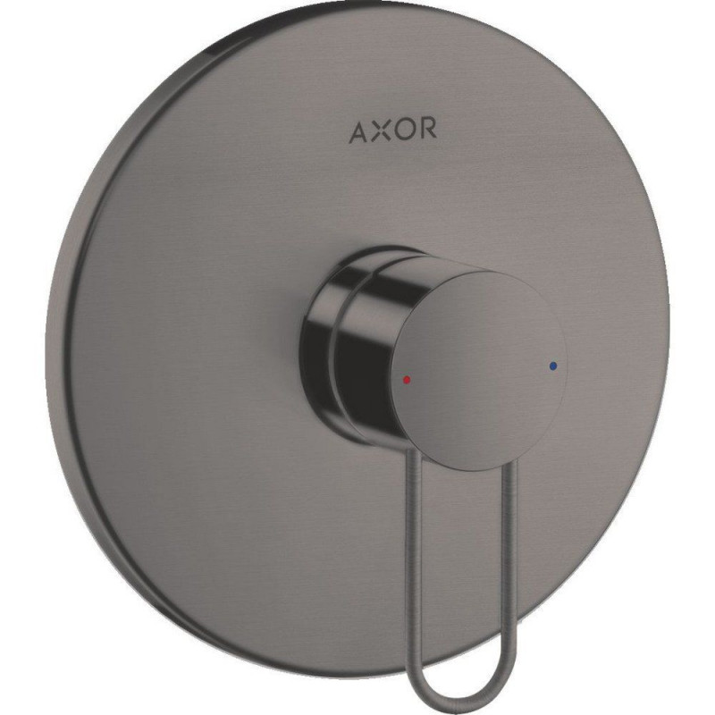 Смеситель для душа скрытого монтажа Hansgrohe Axor Uno шлифованный черный хром 38626340