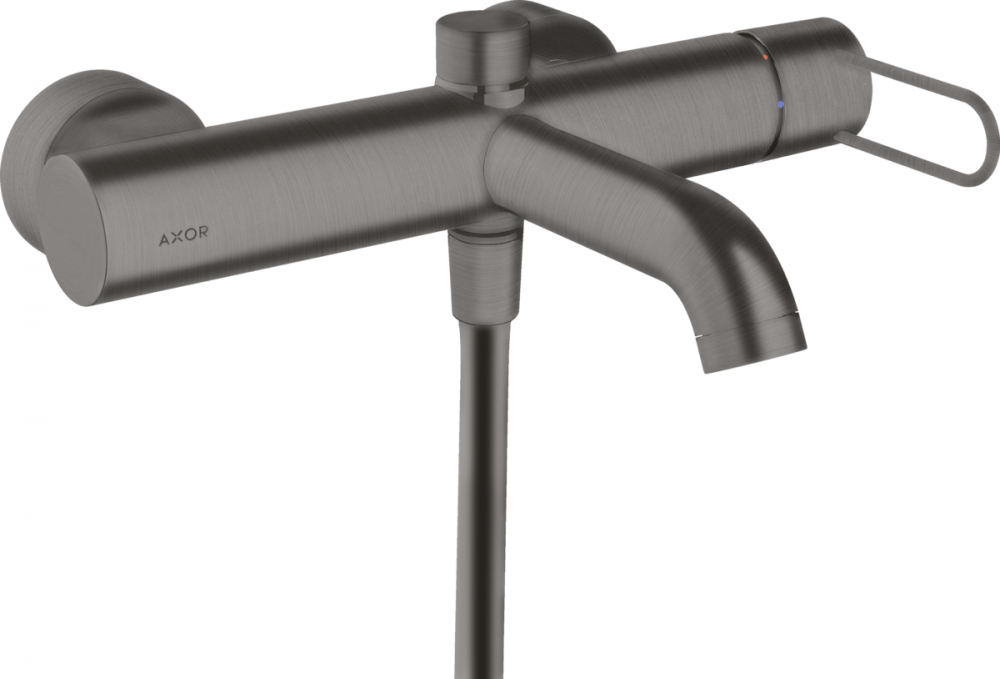 Смеситель для ванной Hansgrohe Axor Uno однорычажный шлифованный черный хром 38421340