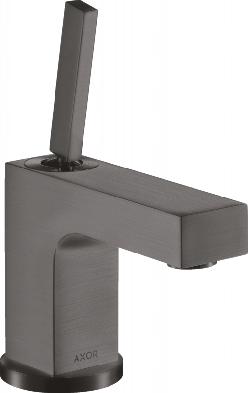 Смеситель для раковины Hansgrohe Axor Citterio с донным клапаном шлифованный черный хром 39015340