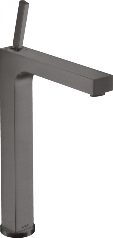 Смеситель для раковины Hansgrohe Axor Citterio с донным клапаном шлифованный черный хром 39020340