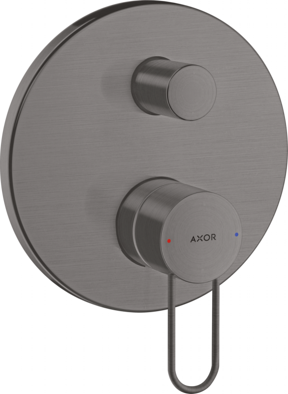 Смеситель дляя душа скрытого монтажа Hansgrohe Axor Uno шлифованный черный хром 38426340