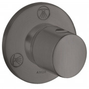 Запорный/переключающий вентиль скрытого монтажа Hansgrohe Axor Uno Trio/Quattro шлифованный черный хром 38933340
