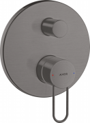 Змішувач для душу прихованого монтажу Hansgrohe Axor Uno шліфований чорний хром 38426340