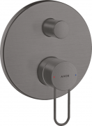 Смеситель для душа скрытого монтажа Hansgrohe Axor Uno со встроенной защитной комбинацией EN1717 шлифованный черный хром 38428340