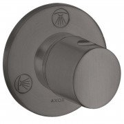 Запорный/переключающий вентиль скрытого монтажа Hansgrohe Axor Uno Trio/Quattro шлифованный черный хром 38933340