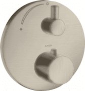 Термостат прихованого монтажу Hansgrohe Axor Uno із запірним вентилем шліфований нікель 38700820