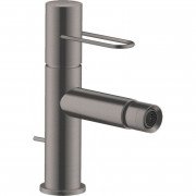 Смеситель для биде Hansgrohe Axor Uno с донным клапаном шлифованный черный хром 38211340