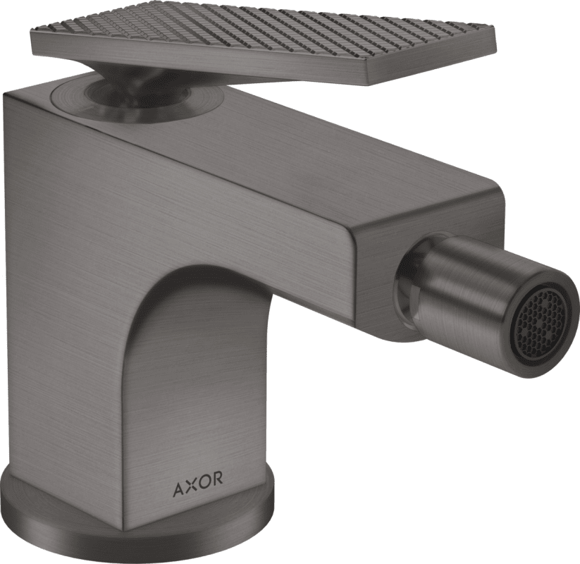 Смеситель для биде Hansgrohe Axor Citterio с донным клапаном шлифованный черный хром 39201340