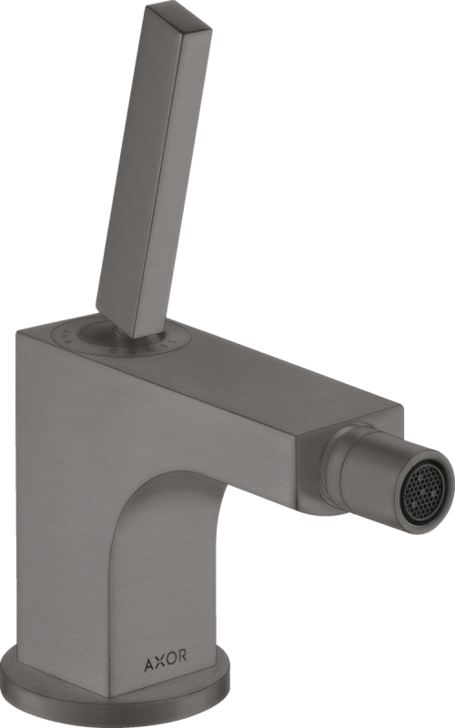 Змішувач для біде Hansgrohe Axor Citterio з донним клапаном шліфований чорний хром 39210340