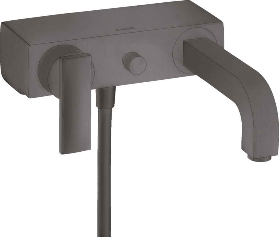 Смеситель для ванной Hansgrohe Axor Citterio однорычажный шлифованный черный хром 39400340