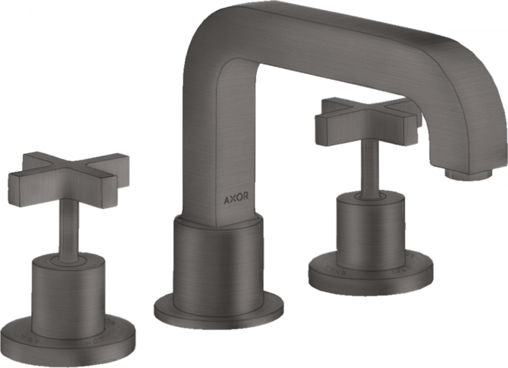 Смеситель на борт ванны Hansgrohe Axor Citterio на 3 отверстия шлифованный черный хром 39436340