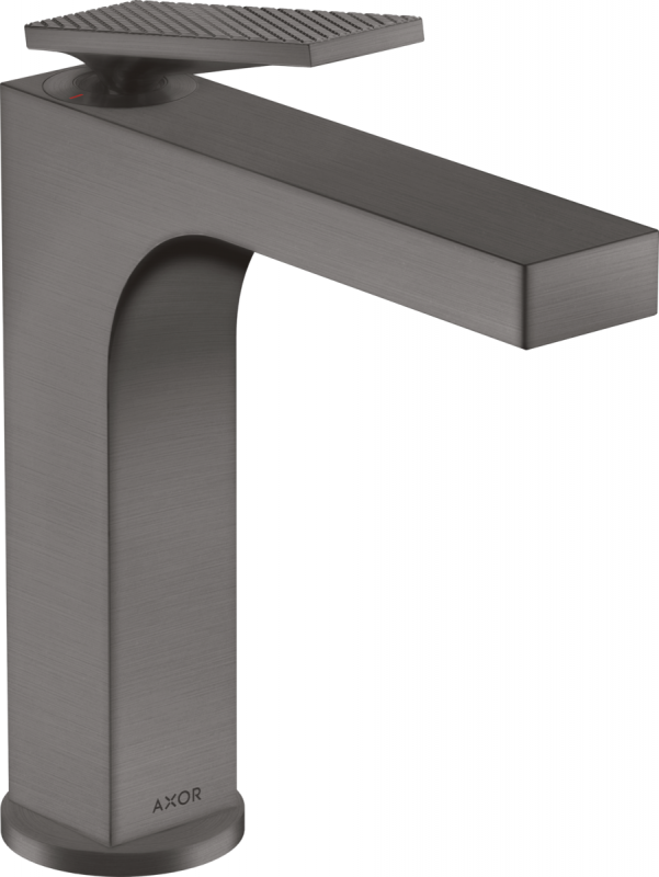 Смеситель для раковины Hansgrohe Axor Citterio однорычажный шлифованный черный хром 39081340