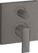 Смеситель для душа скрытого монтажа Hansgrohe Axor Citterio со встроенной защитной комбинацией EN1717 шлифованный черный хром 39457340