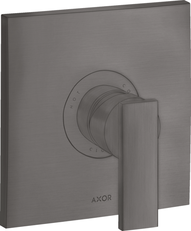 Смеситель для душа скрытого монтажа Hansgrohe Axor Citterio шлифованный черный хром 39655340