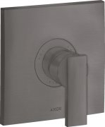 Смеситель для душа скрытого монтажа Hansgrohe Axor Citterio шлифованный черный хром 39655340