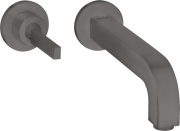 Змішувач для раковини Hansgrohe Axor Citterio настінний шліфований чорний хром 39113340