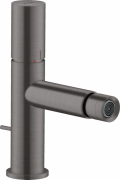 Смеситель для биде Hansgrohe Axor Uno с донным клапаном шлифованный черный хром 45200340