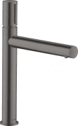 Смеситель для раковины Hansgrohe Axor Uno Select однорычажный шлифованный черный хром 45013340