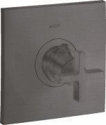 Термостат прихованого монтажу Hansgrohe Axor Citterio HighFlow шліфований чорний хром 39716340
