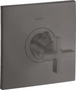 Термостат скрытого монтажа Hansgrohe Axor Citterio HighFlow шлифованный черный хром 39716340