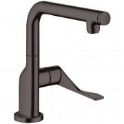 Смеситель для кухни Hansgrohe Axor Citterio Select 230 однорычажный шлифованный черный хром 39860340