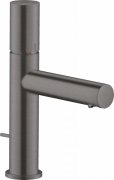 Смеситель для раковины Hansgrohe Axor Uno с донным клапаном шлифованный черный хром 45001340