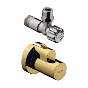 Кутовий вентиль Hansgrohe Axor з декоративною накладкою поліроване золото 51307990