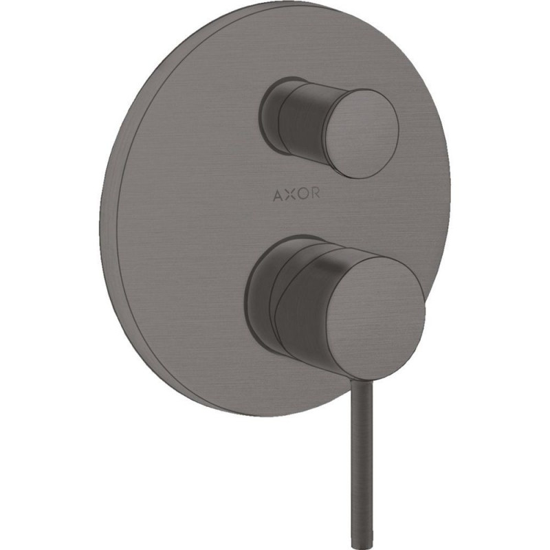 Змішувач для прихованого монтажу Hansgrohe Axor Starck шліфований чорний хром з вбудованою захисною комбінацією EN1717 10418340